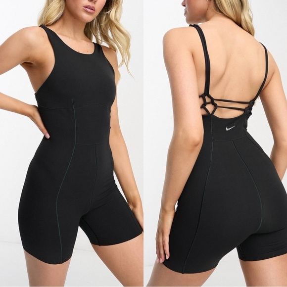 Nike Yoga Luxe Dri-Fit 5 in 1 Jumpsuit Romper size S - Picture 1 of 13